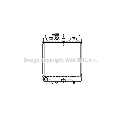 Photo Radiator, engine cooling PRASCO DN2128