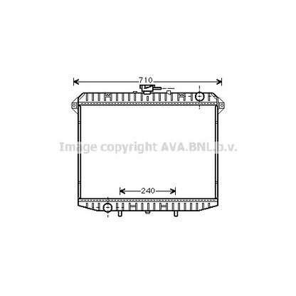 Photo Radiateur, refroidissement du moteur PRASCO DN2148