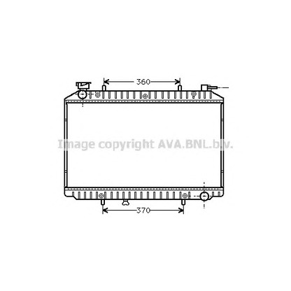 Photo Radiateur, refroidissement du moteur PRASCO DNA2155