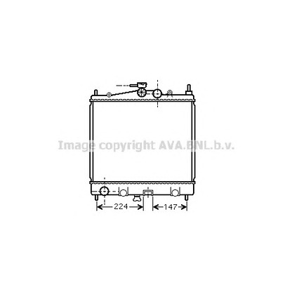 Foto Radiador, refrigeración del motor PRASCO DNA2210