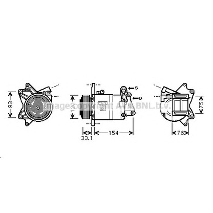 Foto Kompressor, Klimaanlage PRASCO DNK321