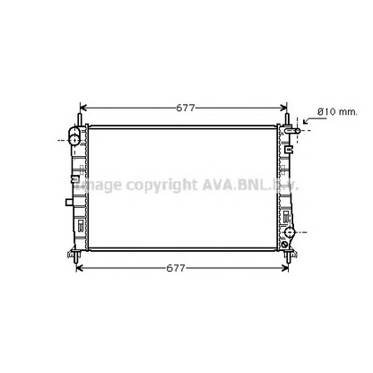 Photo Radiateur, refroidissement du moteur PRASCO FD2196