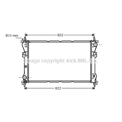 Photo Radiator, engine cooling PRASCO FD2318