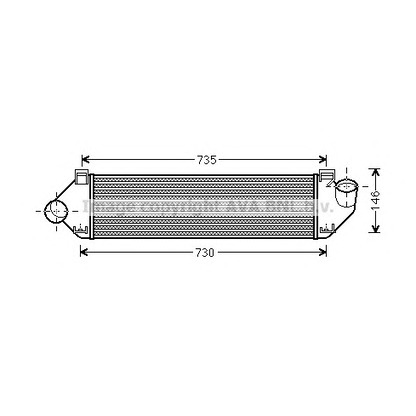 Photo Intercooler, échangeur PRASCO FD4438