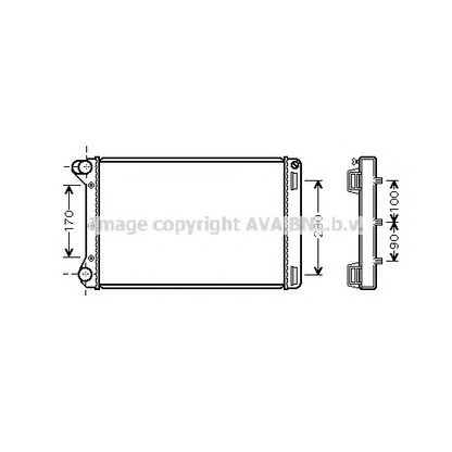 Foto Radiatore, Raffreddamento motore PRASCO FT2210