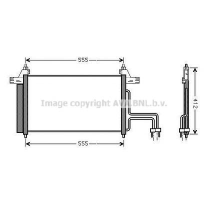 Photo Condenseur, climatisation PRASCO FT5253D