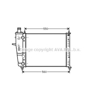 Photo Radiator, engine cooling PRASCO FTA2233