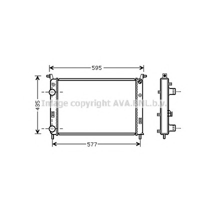 Foto Radiador, refrigeración del motor PRASCO FTA2316