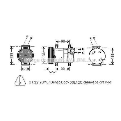 Foto Compressore, Climatizzatore PRASCO FTK088