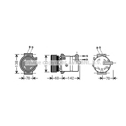 Foto Compressore, Climatizzatore PRASCO FTK383