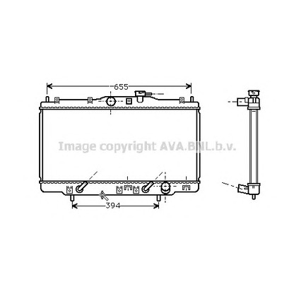 Photo Radiateur, refroidissement du moteur PRASCO HD2119