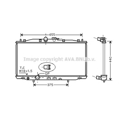 Photo Radiator, engine cooling PRASCO HD2170