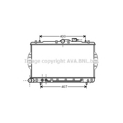 Photo Radiateur, refroidissement du moteur PRASCO HY2048