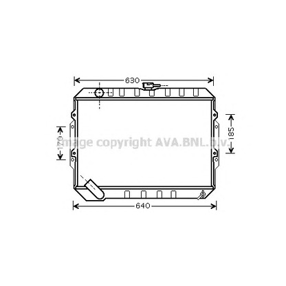 Photo Radiator, engine cooling PRASCO HY2133