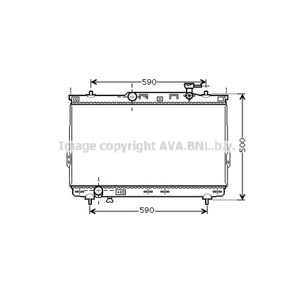 Photo Radiateur, refroidissement du moteur PRASCO HYA2109