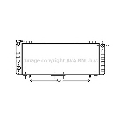 Photo Radiator, engine cooling PRASCO JE2001