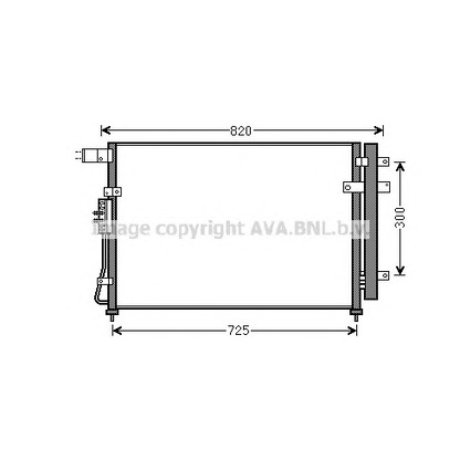 Photo Condenser, air conditioning PRASCO KAA5138