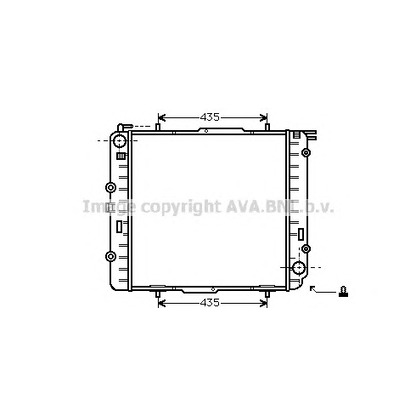 Photo Radiator, engine cooling PRASCO MS2038