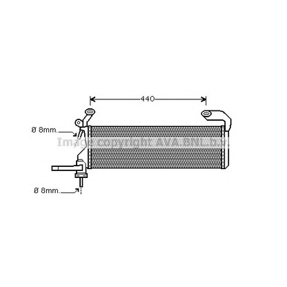 Photo Radiator, engine cooling PRASCO MS2322