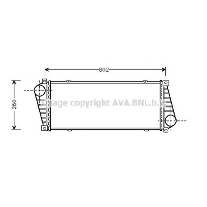 Photo Intercooler, échangeur PRASCO MS4217