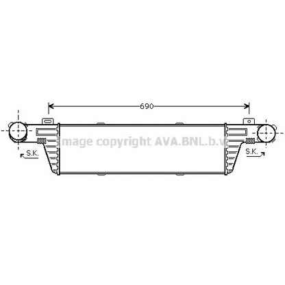 Foto Intercooler PRASCO MS4296