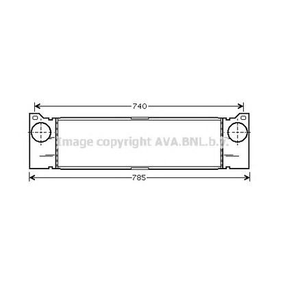 Photo Intercooler, échangeur PRASCO MS4370