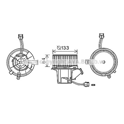 Foto Elettromotore, Ventilatore abitacolo PRASCO MS8640