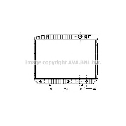 Photo Radiator, engine cooling PRASCO MSA2070