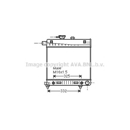 Foto Radiador, refrigeración del motor PRASCO MSA2150