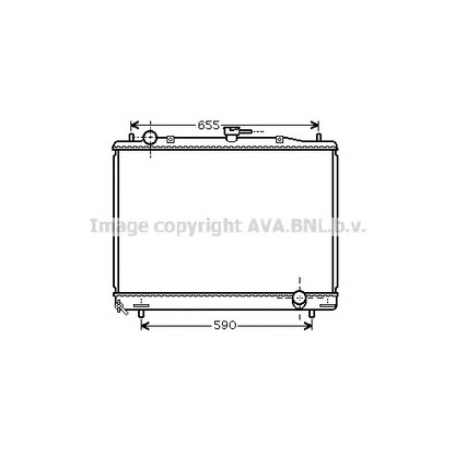 Photo Radiator, engine cooling PRASCO MT2193