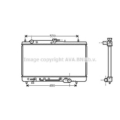 Photo Radiator, engine cooling PRASCO MZ2091