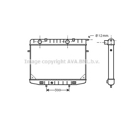 Photo Radiator, engine cooling PRASCO OL2188