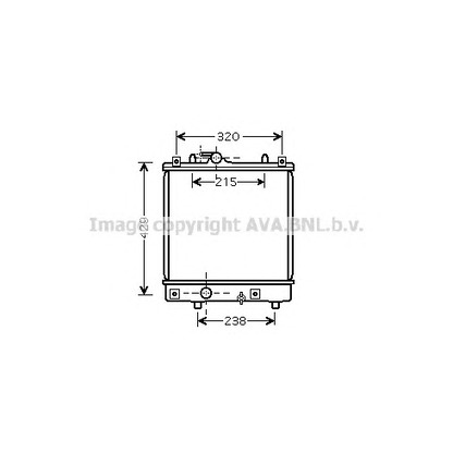 Photo Radiateur, refroidissement du moteur PRASCO OL2382