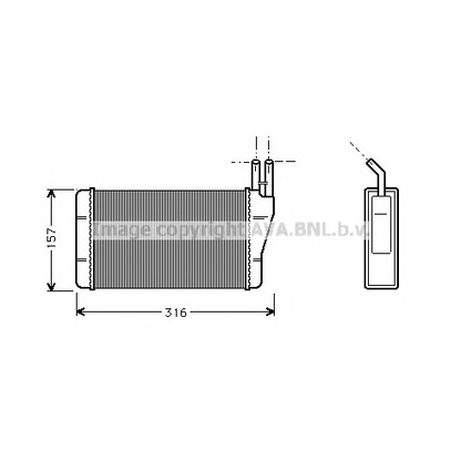 Foto Radiador de calefacción PRASCO OL6008