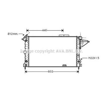 Photo Radiator, engine cooling PRASCO OLA2120