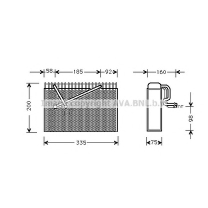 Foto Verdampfer, Klimaanlage PRASCO OLV299