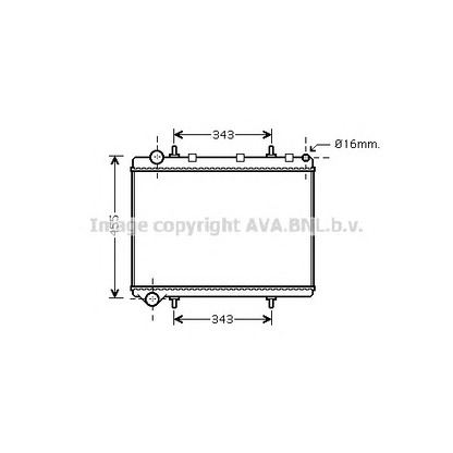 Photo Radiateur, refroidissement du moteur PRASCO PE2259