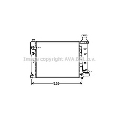 Photo Radiateur, refroidissement du moteur PRASCO PEA2092