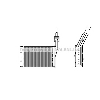 Photo Heat Exchanger, interior heating PRASCO RT6101