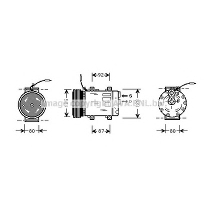 Foto Kompressor, Klimaanlage PRASCO RTK067