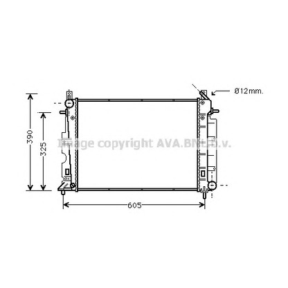 Photo Radiator, engine cooling PRASCO SB2028