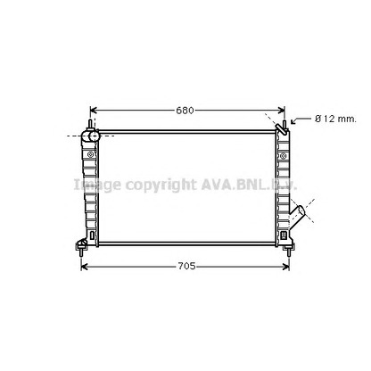 Photo Radiateur, refroidissement du moteur PRASCO SB2061