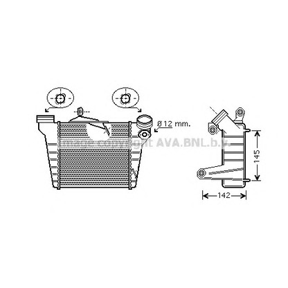 Photo Intercooler, échangeur PRASCO ST4036