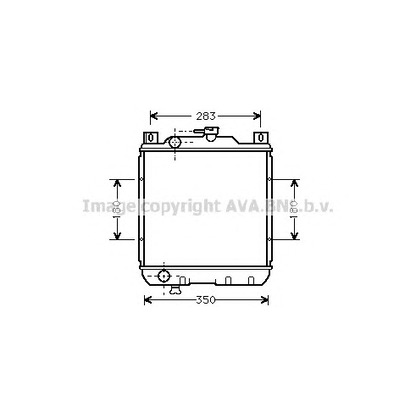 Photo Radiator, engine cooling PRASCO SZ2018