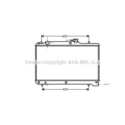 Photo Radiateur, refroidissement du moteur PRASCO SZ2041