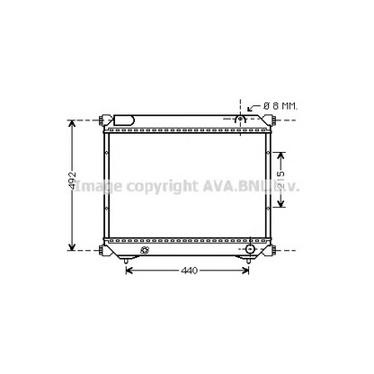 Photo Radiateur, refroidissement du moteur PRASCO SZ2065