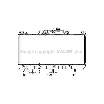 Photo Radiator, engine cooling PRASCO TO2123