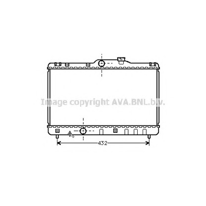 Photo Radiator, engine cooling PRASCO TO2140