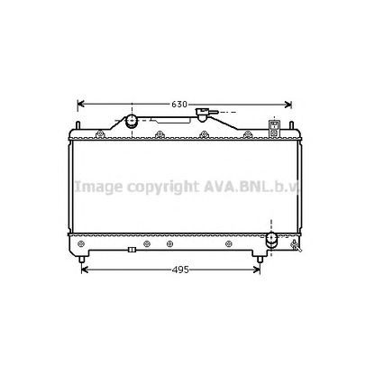 Photo Radiator, engine cooling PRASCO TO2283