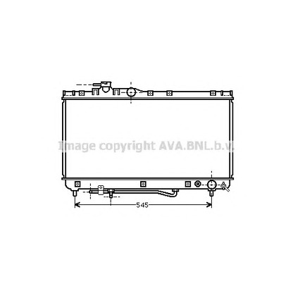 Photo Radiator, engine cooling PRASCO TO2304